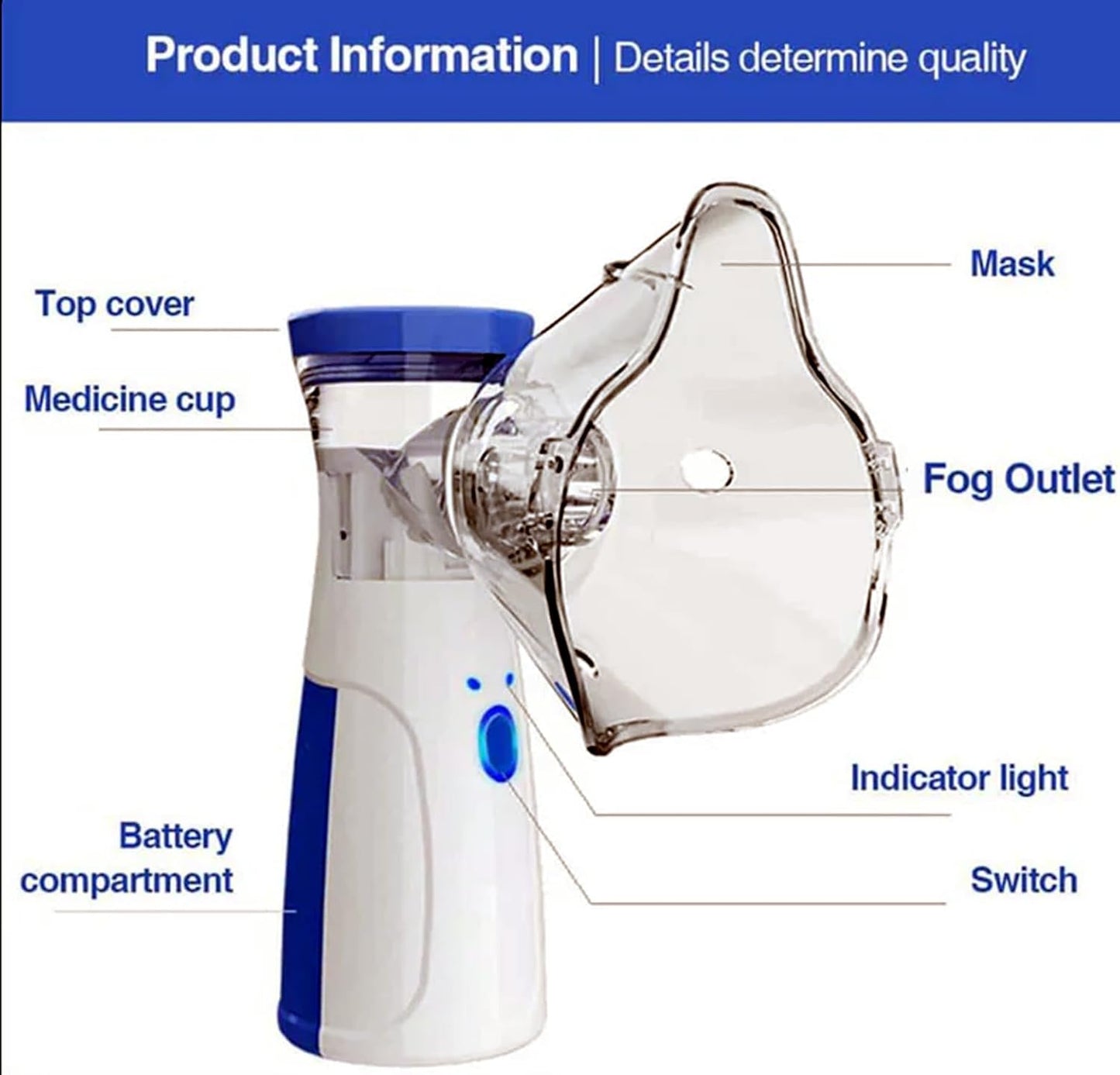 PureBreath™ – Compact Nebulizer | Gentle Vapour | Safe Relief Anytime, Anywhere