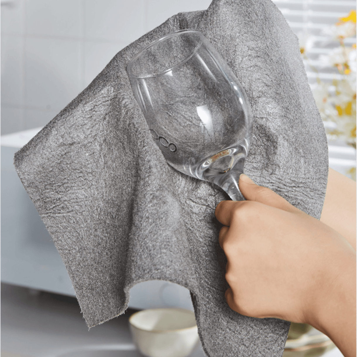 Ultra Absorbent & Reusable Magic Cleaning Cloth (5 Pcs)