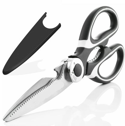 Malveto All-in-One Japan Kitchen Scissors - Meat, Herbs, Nuts & Bottle Opener