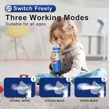 PureBreath™ – Compact Nebulizer | Gentle Vapour | Safe Relief Anytime, Anywhere