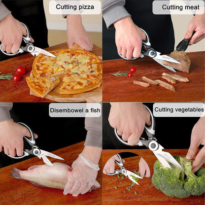 Malveto All-in-One Japan Kitchen Scissors - Meat, Herbs, Nuts & Bottle Opener