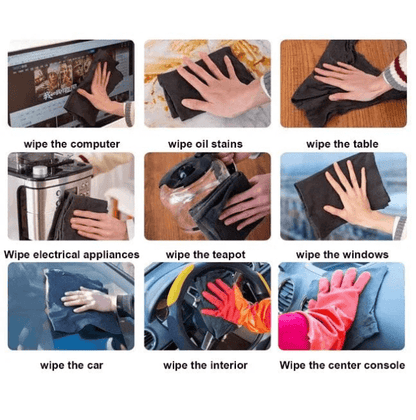 Ultra Absorbent & Reusable Magic Cleaning Cloth (5 Pcs)